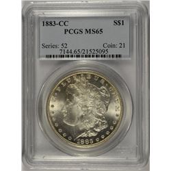 1883-CC MORGAN DOLLAR PCGS MS-65