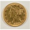 Image 1 : 1908 $5 GOLD LIBERTY AU