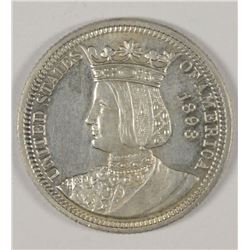 1893 ISABELLA COMMEN QUARTER AU/BU