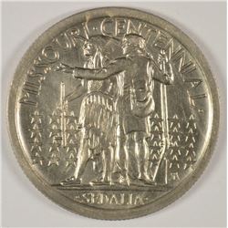 1921 MISSOURI COMMEN HALF DOLLAR AU/BU