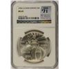 Image 1 : 1996-S COMMUMITY SERIVCE COMMEN DOLLAR NGC MS-69 (RANK #71 100 GREATEST US MODER