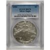 Image 1 : 2004 AMERICAN SILVER EAGLE, PCGS MS-70!