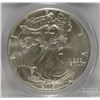 Image 2 : 2005 AMERICAN SILVER EAGLE, PCGS MS-70 RARE LISTS IN PCGS PRICE GUIDE AT $700.00