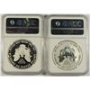 Image 2 : 2012-S AMERICAN SILVER EAGLE SET, NGC REVERSE PROOF PF-69 & PF-69 ULTRA CAMEO