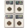 Image 2 : LOT OF ( 4 ) 1966 SMS WASHINGTON QUARTERS, NGC MS-67
