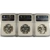 Image 2 : LOT OF ( 3 ) 1959 FRANKLIN HALF DOLLARS, NGC MS-64