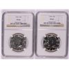 Image 1 : ( 2 ) NGC GRADED 1964 KENNEDY HALF DOLLARS: 1 PROOF-66 & 1 PROOF-67