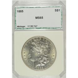 1885 MORGAN DOLLAR PCI MS-65