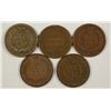 Image 2 : (5) MISC CENTS (1860, 1867, 1868, 1870, 1881)