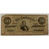 Image 1 : 1864 $50 CONFEDERATE STATES OF AMERICA NOTE