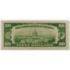 Image 2 : 1928 $50 FEDERAL RESERVE NOTE (REDEEMABLE IN GOLD) CU