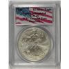 Image 1 : 2001 SILVER AMERICAN EAGLE PCGS GEM UNC (WORLD TRADE CENTER GROUND RECOVERY ZONE