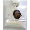 Image 3 : STERLING SILVER SMOKEY QUARTZ PENDANT