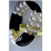 Image 2 : FRESHWATER PEARL & ONYX BRACELET