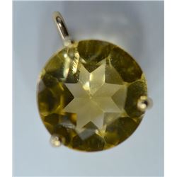 10K CITRINE PENDANT