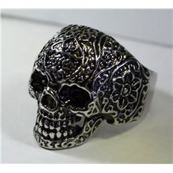 STAINLESS STEEL SKULL MEN'S RING