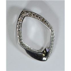 STERLING SILVER DIAMOND PENDANT