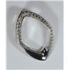 Image 1 : STERLING SILVER DIAMOND PENDANT