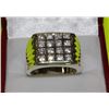 Image 3 : STERLING SILVER CUBIC ZIRCONIA MEN'S RING