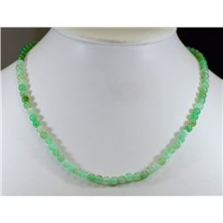 STERLING SILVER CLASP CHALCEDONY NECKLACE