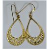 Image 1 : STERLING SILVER GOLD PLATED VERMEIL EARRINGS