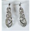 Image 1 : STERLING SILVER DIAMOND (0.1CT) EARRINGS