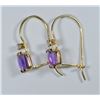 Image 3 : 10K GOLD CULTURED PEARL & DIAMOND EARRINGS