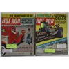 Image 1 : PACK OF 8 1964-65 HOT ROD MAGAZINES X2