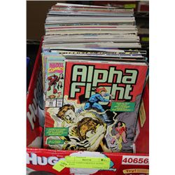 BOX OF COMICS MOSTLY ALPHA FLIGHT