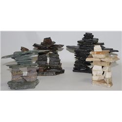 BOX OF INUKSHUKS-SLATE OR GRANITE