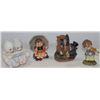 Image 1 : SMALL BOX OF PORCELAIN FIGURES