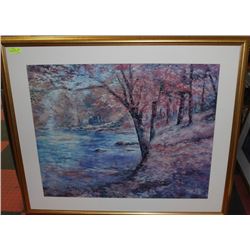 FRAMED PRINT OF SCHOFIELD'S "AUTUMN TAPESTRY"