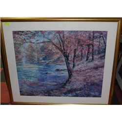 FRAMED PRINT OF SCHOFIELD'S "AUTUMN TAPESTRY"
