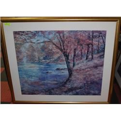 FRAMED PRINT OF SCHOFIELD'S "AUTUMN TAPESTRY"