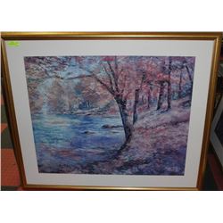 FRAMED PRINT OF SCHOFIELD'S "AUTUMN TAPESTRY"