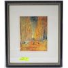 Image 1 : FRAMED PRINT OF VAN GOGH'S "ALLEE DES ALYS"