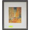 Image 1 : FRAMED PRINT OF VAN GOGH'S "ALLEE DES ALYS"