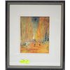 Image 1 : FRAMED PRINT OF VAN GOGH'S "ALLEE DES ALYS"
