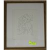 Image 1 : FRAMED PRINT OF MATISSE'S "LA FLEUR"