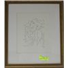 Image 1 : FRAMED PRINT OF MATISSE'S "LA FLEUR"