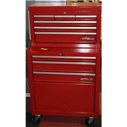 WATERLOO 9 DRAWER/ 1 CABINET LOCKING TOOLBOX