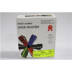 WORLDS SMALLEST VIDEO/VOICE RECORDER