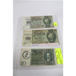 NAZI SS DIVISION TOTENKOPF MARKS X3