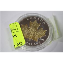2015 SILVER CANADIAN 10 DOLLAR COIN