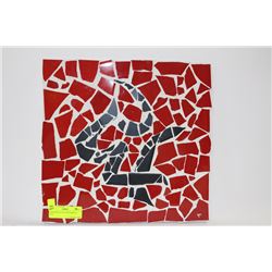 JAPENESSE PEACE SIGN MOSIAC TILE