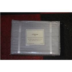 800 THREAD COUNT LIGHT BLUE KING FLAT SHEET