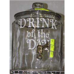 DRINK OF THE DAY - 2 GALLON DRINK DISPENSER