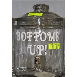 BOTTOM'S UP 2 GALLON DRINK DISPENSER