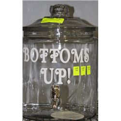 BOTTOM'S UP 2 GALLON DRINK DISPENSER