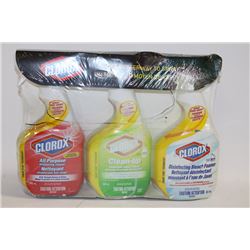 3 PACK CLOROX CLEANERS